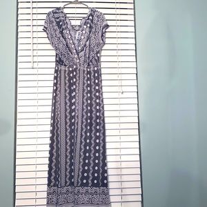 White and Grey Dress